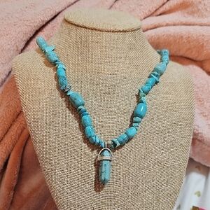 Turquoise Beaded Necklace